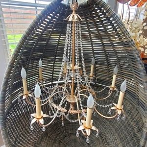 Vintage italian crystal chandelier